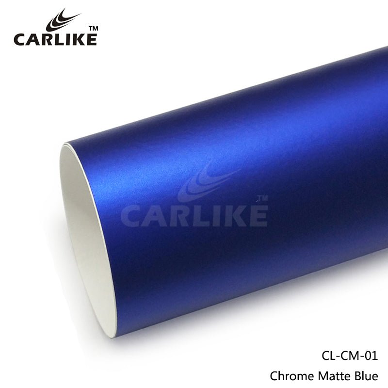 CARLIKE CL-CM-01 Chrome Matte Blue Vinyl - CARLIKE WRAP