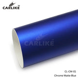 CARLIKE CL-CM-01 Chrome Matte Blue Vinyl - CARLIKE WRAP