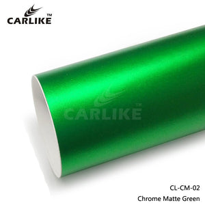 CARLIKE CL-CM-02 Chrome Matte Green Vinyl - CARLIKE WRAP