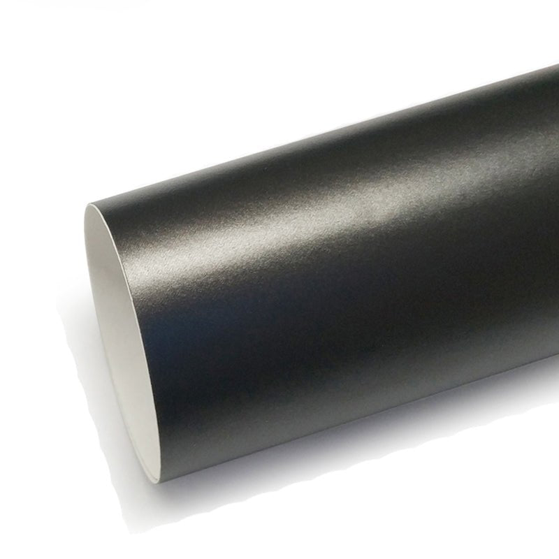 Grey Vinyl Wrap For Cars Matte Grey Chrome Rifle Barrel Car Wrap Film ...