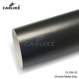 CARLIKE CL-CM-10 Chrome Matte Grey Vinyl - CARLIKE WRAP