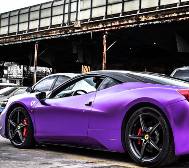 CARLIKE CL-CM-11 Chrome Matte Purple Vinyl - CARLIKE WRAP