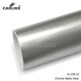 CARLIKE CL-CM-12 Chrome Matte Silver Vinyl - CARLIKE WRAP