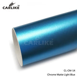 CARLIKE CL-CM-14 Chrome Matte Light Blue Vinyl - CARLIKE WRAP