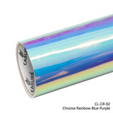 CARLIKE CL-CR-02 Chrome Rainbow Blue Purple Vinyl - CARLIKE WRAP
