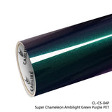 CARLIKE CL-CS-04P Super Chameleon Ambilight Green Purple Vinyl (PET Air Release Paper) - CARLIKE WRAP
