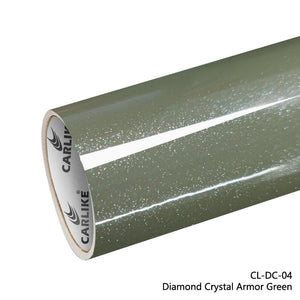 CARLIKE CL-DC-04 Diamond Crystal Armor Green Vinyl - CARLIKE WRAP