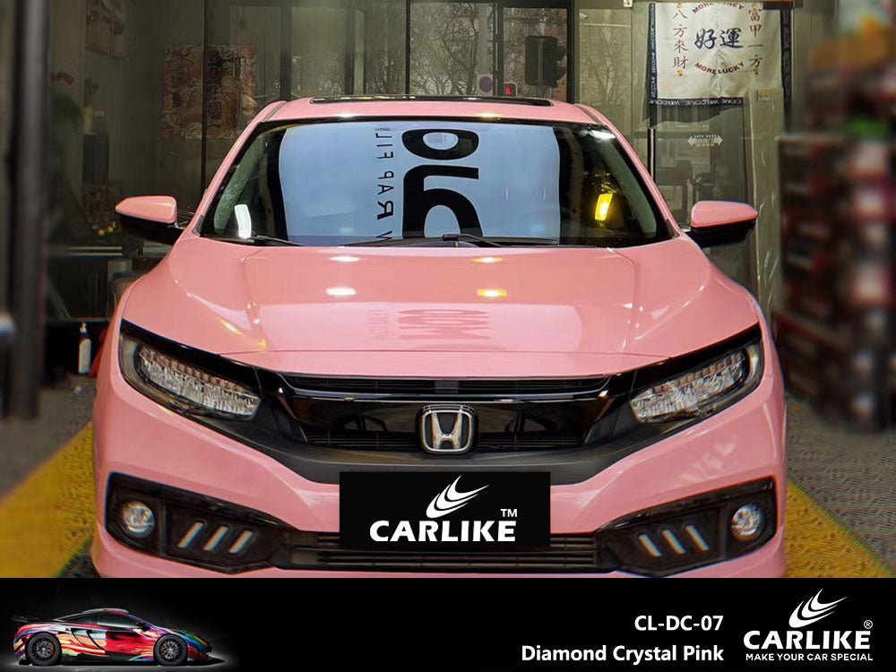 CARLIKE CL-IL-08 Iridescence Laser Diamond Romantic Pink Vinyl