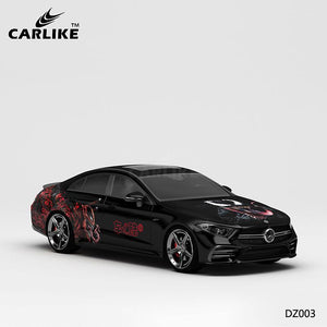 CARLIKE CL-DZ003 Patrón Venom Impresión de alta precisión Envoltura de vinilo para automóvil personalizada