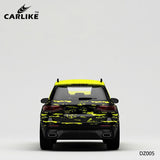 CARLIKE CL-DZ005 Pattern Yellow and Black Painting High-precision Printing Customized Car Vinyl Wrap - CARLIKE WRAP
