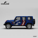 CARLIKE CL-DZ007 Pattern Captain America High-precision Printing Customized Car Vinyl Wrap - CARLIKE WRAP
