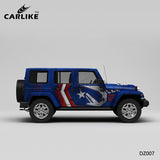 CARLIKE CL-DZ007 Pattern Captain America High-precision Printing Customized Car Vinyl Wrap - CARLIKE WRAP