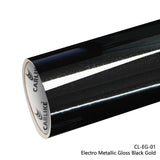 CARLIKE CL-EG-01 Electro Metallic Gloss Black Gold Vinyl - CARLIKE WRAP