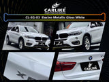 CARLIKE CL-EG-03P Electro Metallic Gloss White Vinyl PET Liner - CARLIKE WRAP