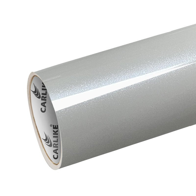 CARLIKE CL-EG-03P Electro Metallic Gloss White Vinyl(PET AIR RELEASE PAPER) - CARLIKE WRAP