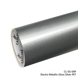 CARLIKE CL-EG-04P Electro Metallic Gloss Silver Vinyl (PET Air Release Paper) - CARLIKE WRAP