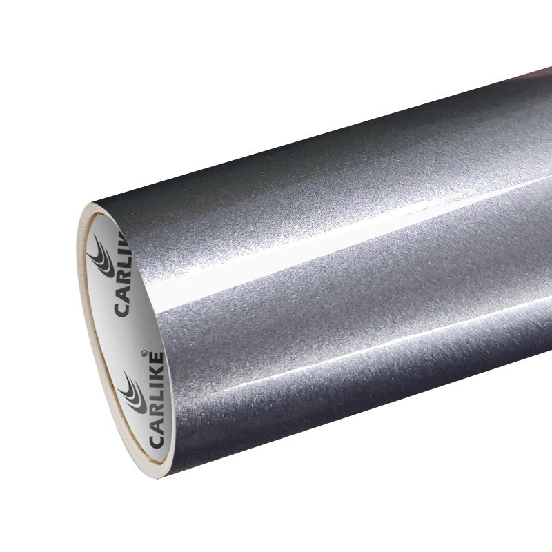 CARLIKE CL-EG-07 Electro Metallic Gloss Titanium Grey Vinyl - CARLIKE WRAP