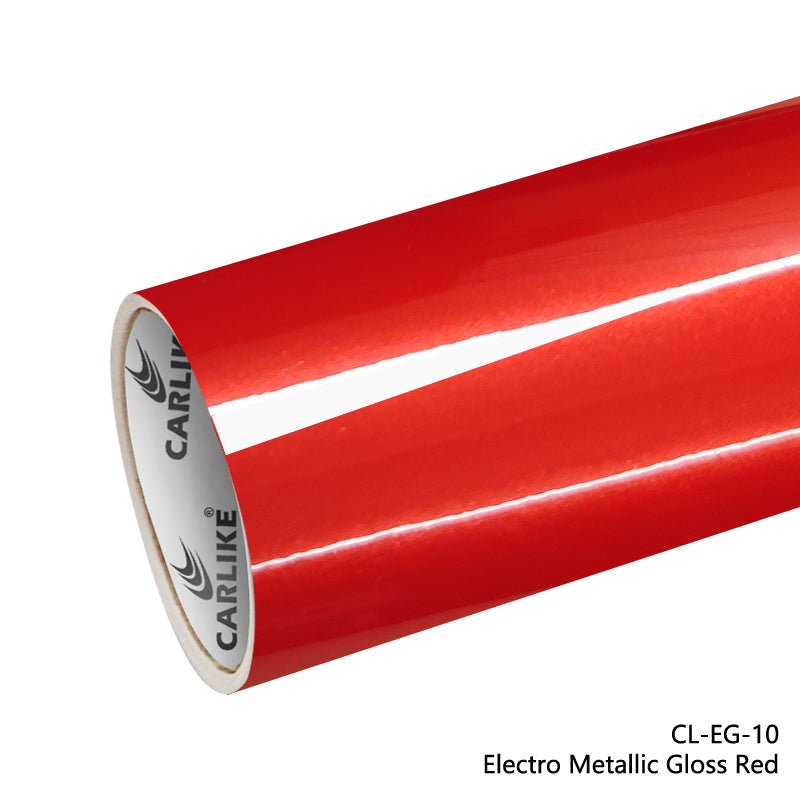 Electro Metallic Gloss Red Vinyl For Car