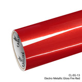 CARLIKE CL-EG-13 Electro Metallic Gloss Fire Red Vinyl - CARLIKE WRAP