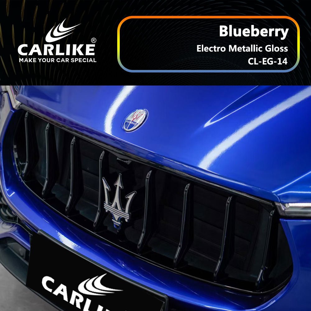 CARLIKE CL-EG-14 Electro Metallic Gloss Blueberry Vinyl - CARLIKE WRAP