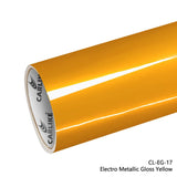 CARLIKE CL-EG-17 Electro Metallic Gloss Yellow Vinyl - CARLIKE WRAP