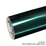 CARLIKE CL-EG-22 Electro Metallic Gloss Agate Green Vinyl - CARLIKE WRAP