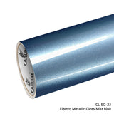 CARLIKE CL-EG-23 Electro Metallic Gloss Mist Blue Vinyl - CARLIKE WRAP