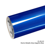 CARLIKE CL-EG-25 Electro Metallic Gloss Sapphire Blue Vinyl - CARLIKE WRAP