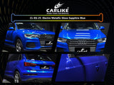 CARLIKE CL-EG-25 Electro Metallic Gloss Sapphire Blue Vinyl - CARLIKE WRAP
