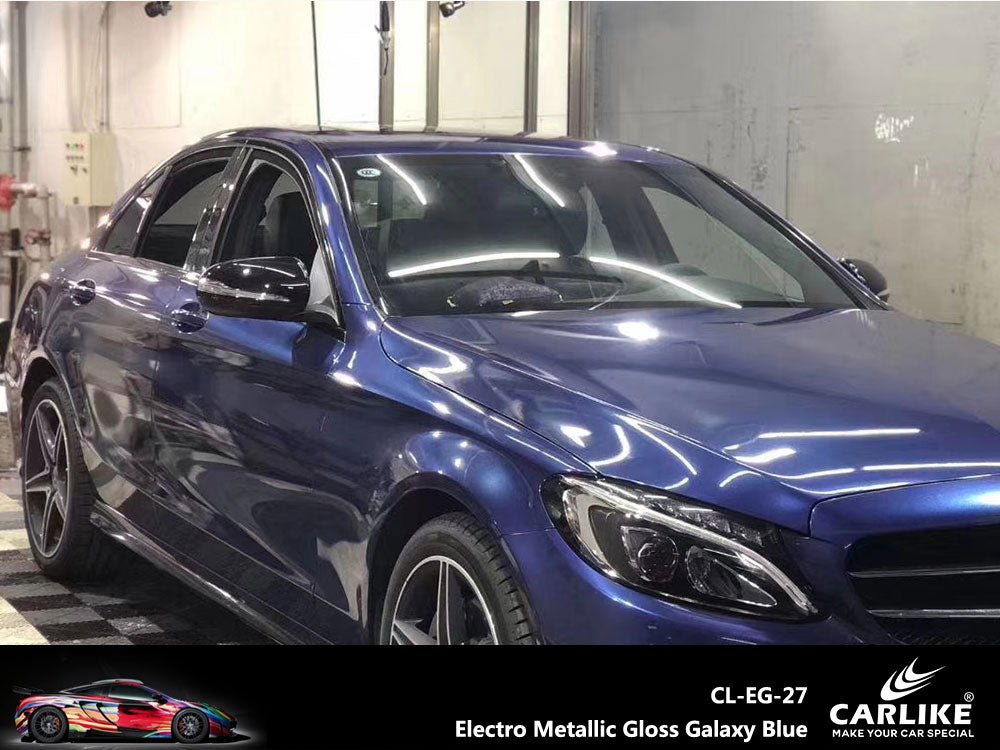 CARLIKE CL-EG-27 Electro Metallic Gloss Galaxy Blue Vinyl - CARLIKE WRAP