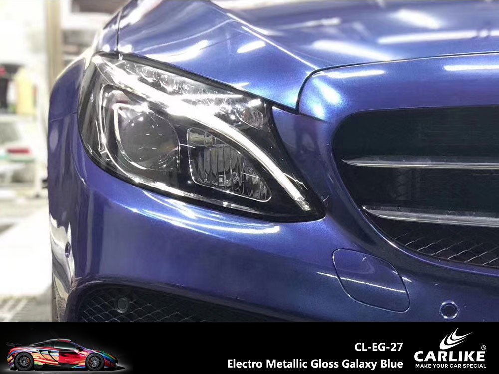 CARLIKE CL-EG-27 Electro Metallic Gloss Galaxy Blue Vinyl - CARLIKE WRAP
