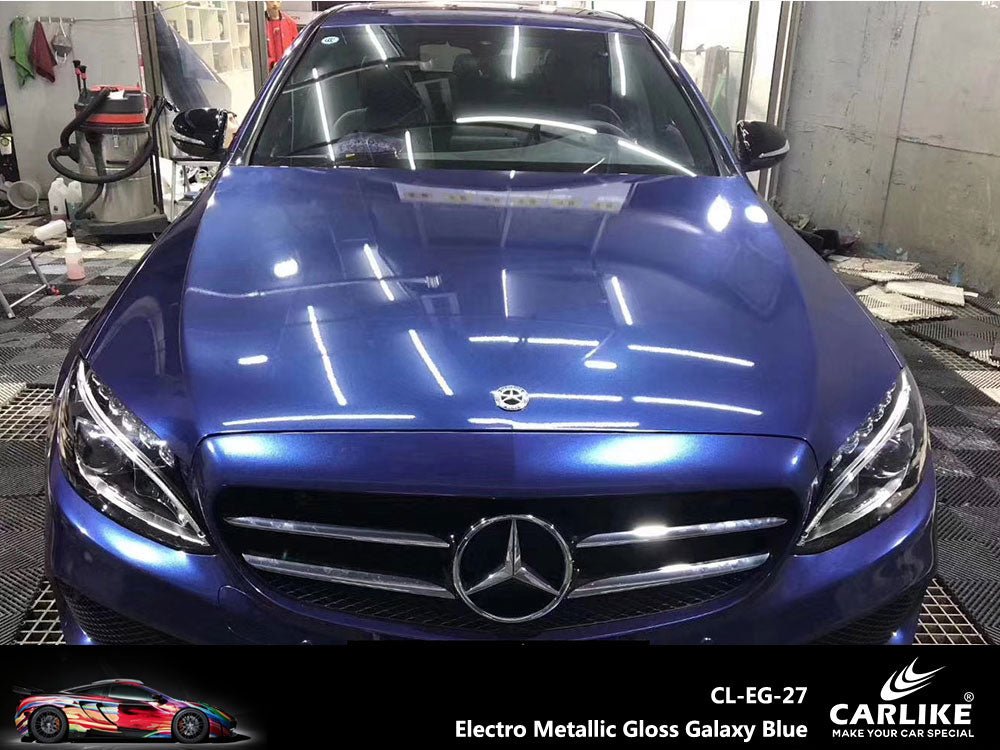 CARLIKE CL-EG-27 Electro Metallic Gloss Galaxy Blue Vinyl - CARLIKE WRAP