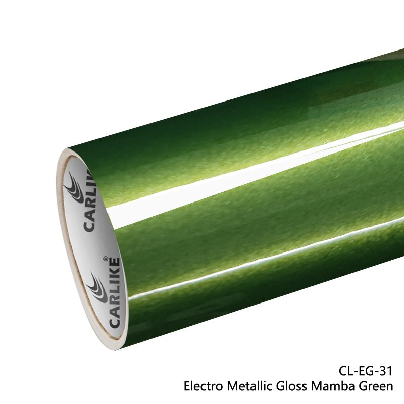 CARLIKE CL-EG-31 Electro Metallic Gloss Mamba Green Vinyl - CARLIKE WRAP