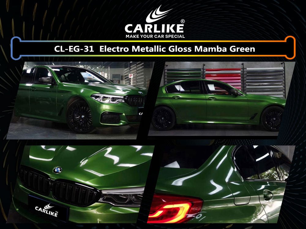 Electro Metallic Gloss Fir Green Vinyl – CARLIKE WRAP