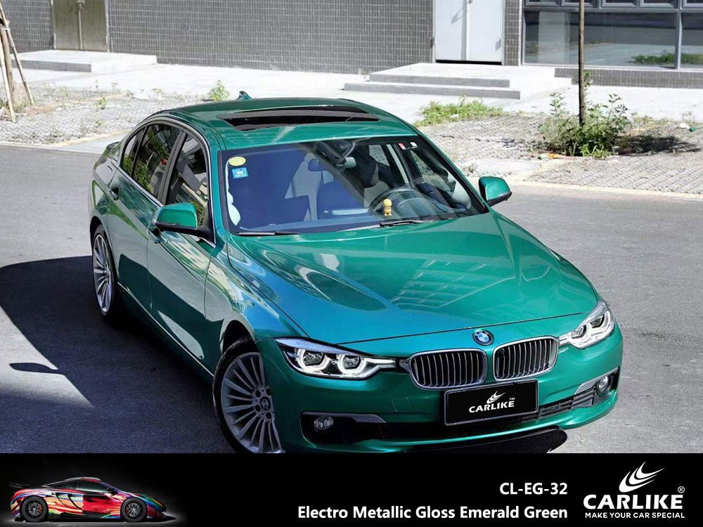 Gloss Metallic Emerald Green Vinyl Wrap