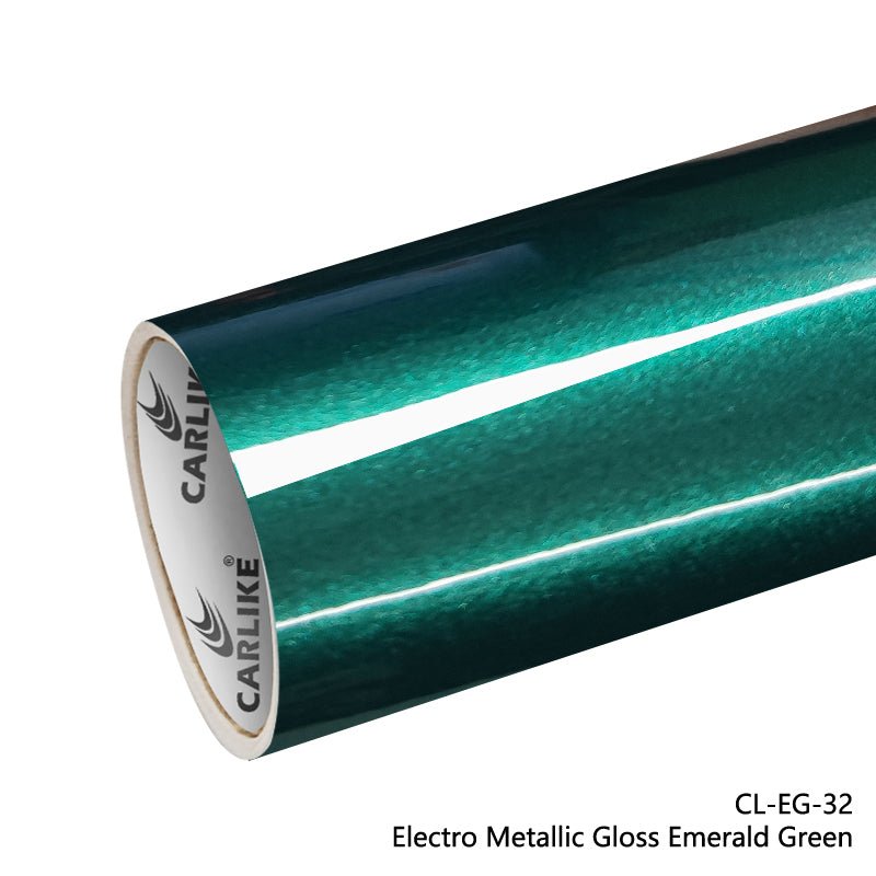 Electro Metallic Gloss Emerald Green Vinyl Wrapping