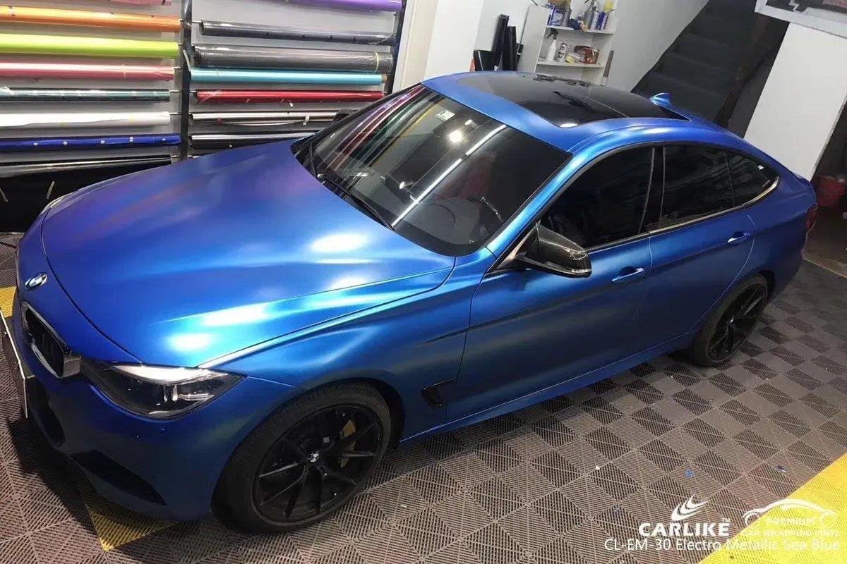 Electro Metallic Satin Ocean Blue Vinyl Wrapping Auto – CARLIKE WRAP