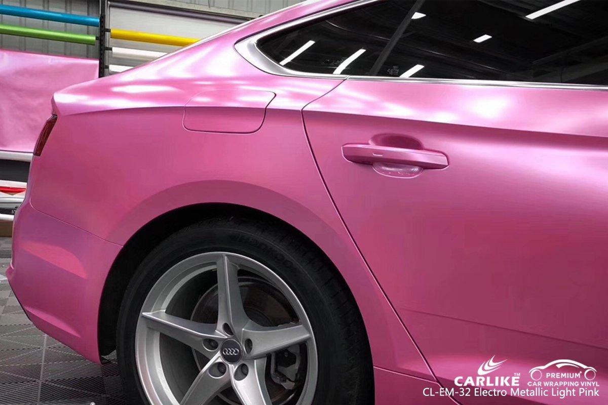 CARLIKE CL-EM-32 Matte Electro Metallic Light Pink Vinyl - CARLIKE WRAP