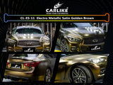 CARLIKE CL-ES-11 Electro Metallic Satin Golden Brown Vinyl - CARLIKE WRAP