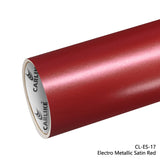 CARLIKE CL-ES-17 Matte Electro Metallic Red Vinyl - CARLIKE WRAP
