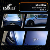 CARLIKE CL-ES-30 Electro Metallic Satin Mist Blue Vinyl - CARLIKE WRAP