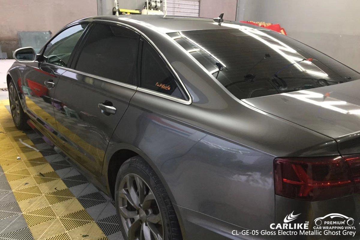 CARLIKE CL-GE-05 Gloss Electro Metallic Ghost Grey Vinyl - CARLIKE WRAP