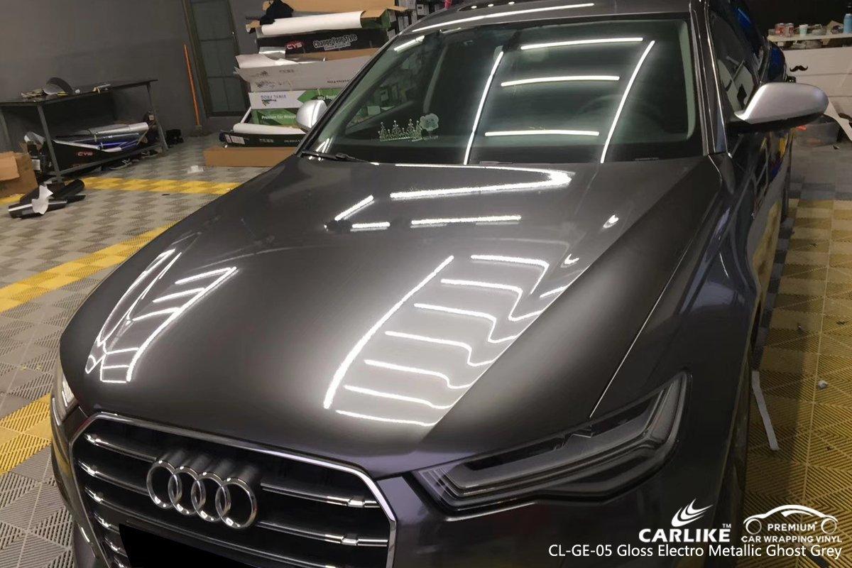 CARLIKE CL-GE-05 Gloss Electro Metallic Ghost Grey Vinyl - CARLIKE WRAP