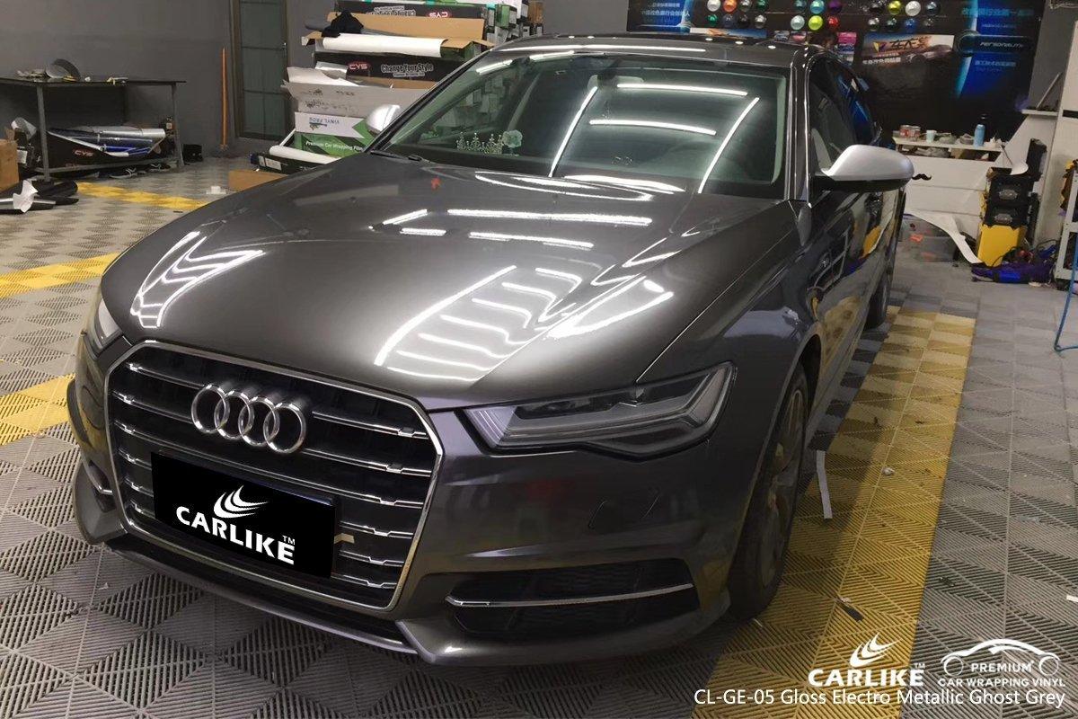 CARLIKE CL-GE-05 Gloss Electro Metallic Ghost Grey Vinyl - CARLIKE WRAP