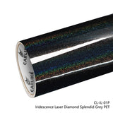 CARLIKE CL-IL-01P Iridescence Laser Diamond Splendid Grey Vinyl PET Liner - CARLIKE WRAP