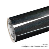 CARLIKE CL-IL-05P Iridescence Laser Diamond Black Vinyl PET Liner - CARLIKE WRAP