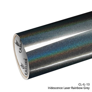 CARLIKE CL-IL-13 Iridescence Laser Rainbow Grey Vinyl - CARLIKE WRAP
