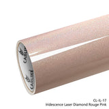 CARLIKE CL-IL-17 Iridescence Laser Diamond Rouge Pink Vinyl - CARLIKE WRAP