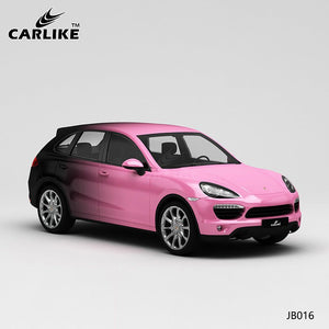 CARLIKE CL-JB016 Envoltura de vinilo para automóvil personalizada con impresión de alta precisión de color rosa a negro