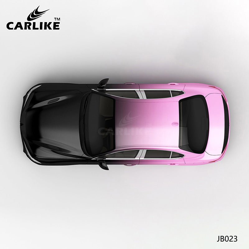 CARLIKE CL-JB023 Black To Pink High-precision Printing Customized Car Vinyl Wrap - CARLIKE WRAP